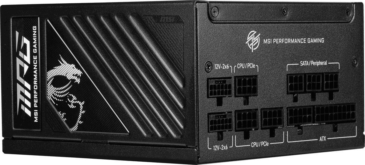 MSI 1250w 80+ Gold MPG A1250GS PCIE5 Tam Modüler Power Supply