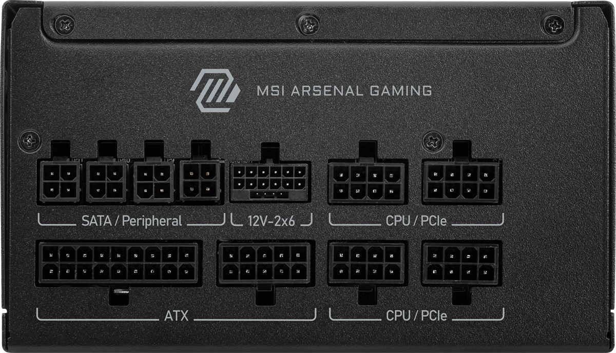 MSI 1000w 80+ Gold MAG A1000GLS PCIE5 Tam Modüler Power Supply