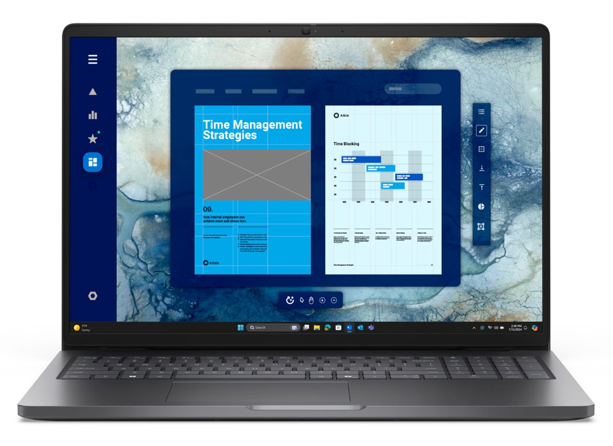 DELL 16" ULTRA 255U-16GB DDR5 RAM-512GB NVME-W11 PRO / PRO 16 BTO107_PC16250_WP