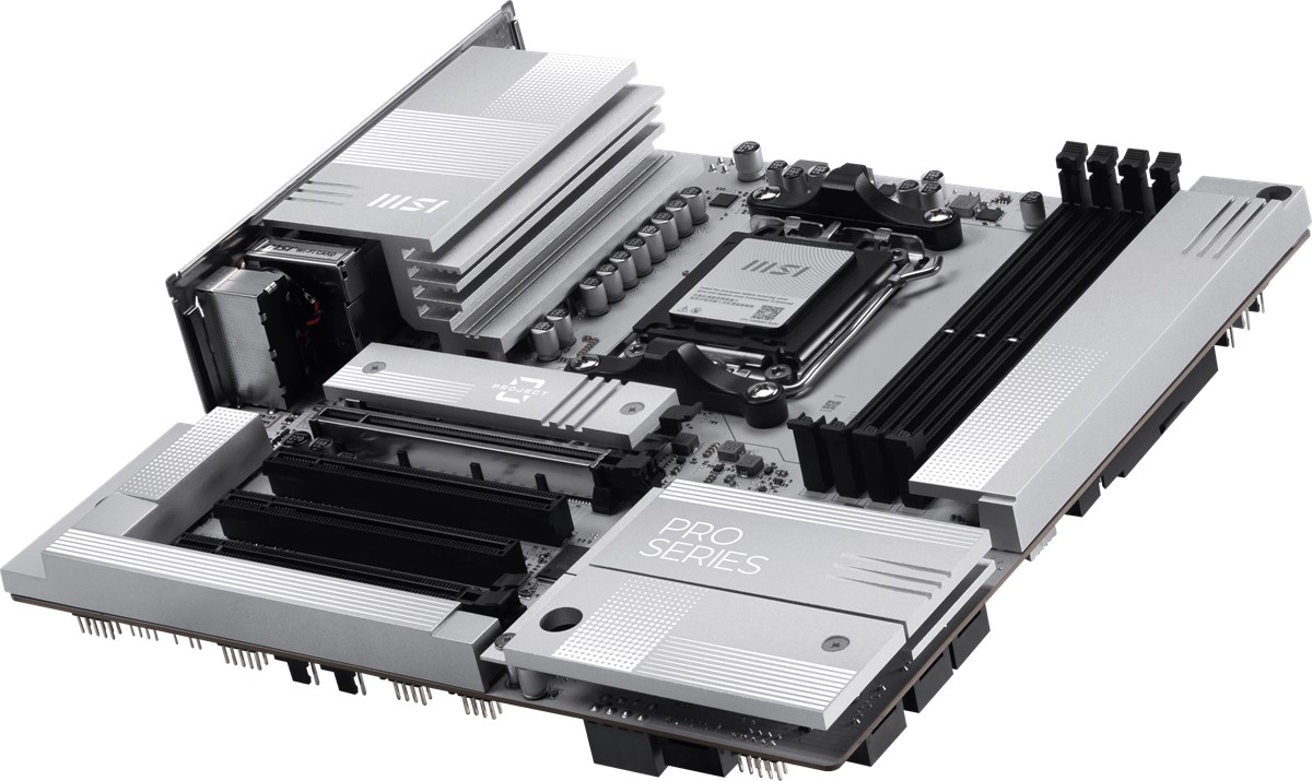 MSI PRO B850M-A WIFI7 PZ DDR5 HDMI-DP TYPEC PCIE 5.0 AM5 mATX BEYAZ