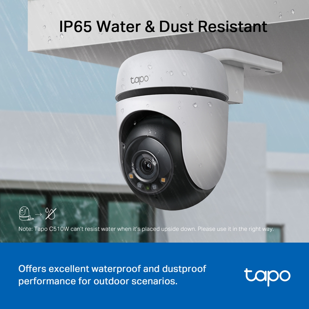 TP-LINK 3MP 4mm  Wıfı Kablosuz Pan-Tilt IP Kamera MC510
