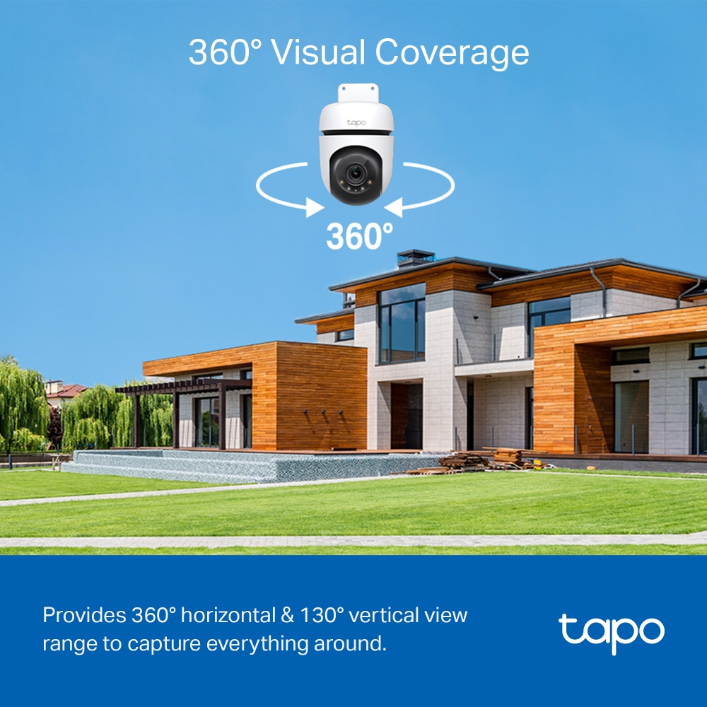 TP-LINK 3MP 4mm  Wıfı Kablosuz Pan-Tilt IP Kamera MC510