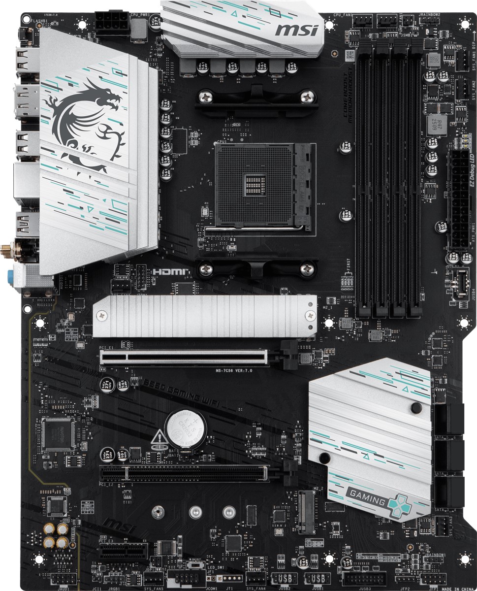 MSI B550 GAMING WIFI5 DDR4 HDMI-DP TYPEC PCIE 4.0 AM4 mATX