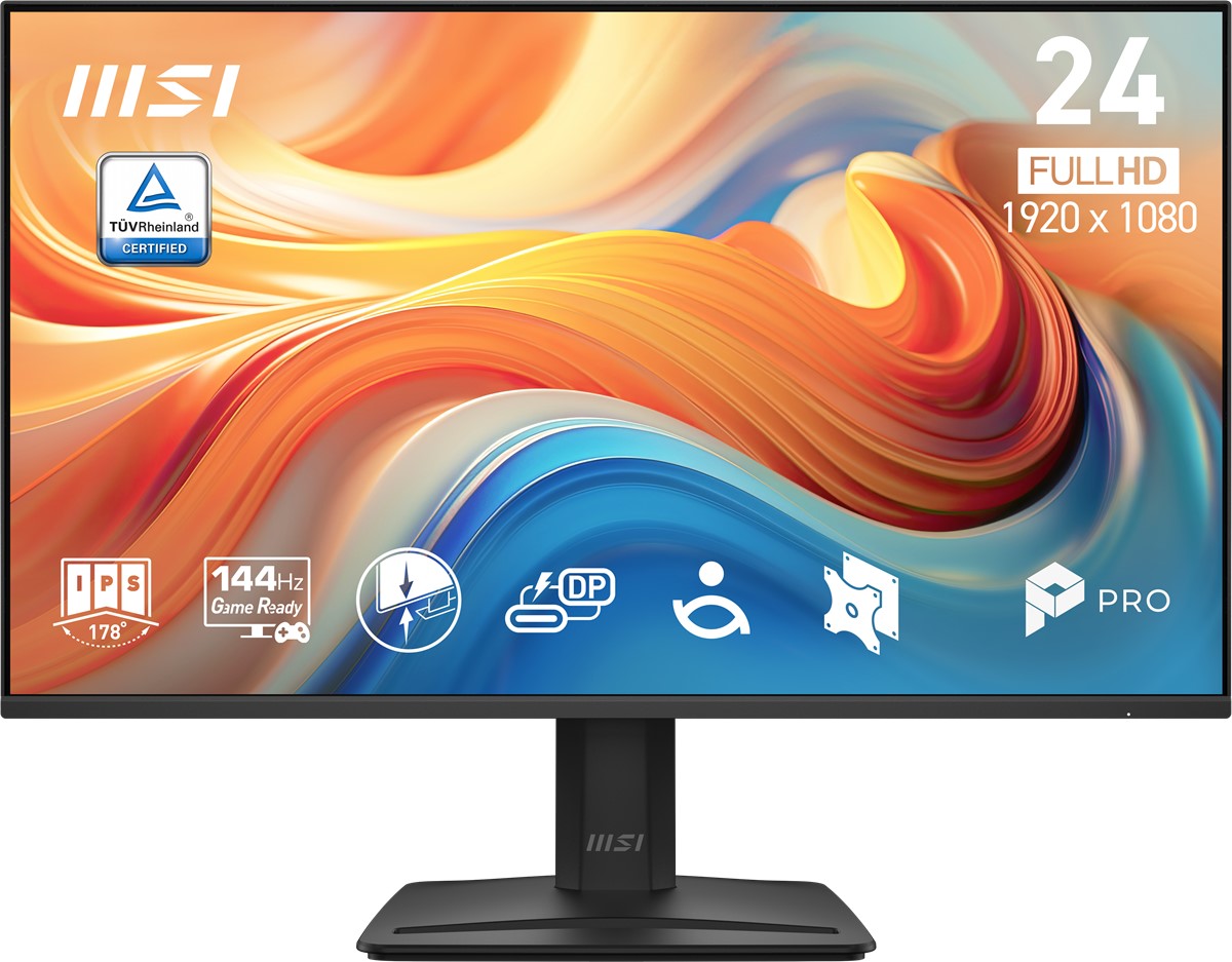 MSI 23.8" IPS PRO MP242 E14C 4MS 144HZ HDMI-DP Ev Ofis Monitörü 1920x1080