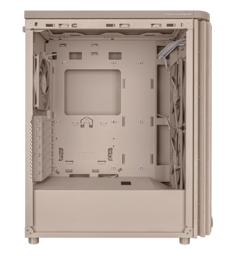 ASUS PROART PA401 WOOD MESH PWM BEIGE Gaming Mid-Tower PC Kasası