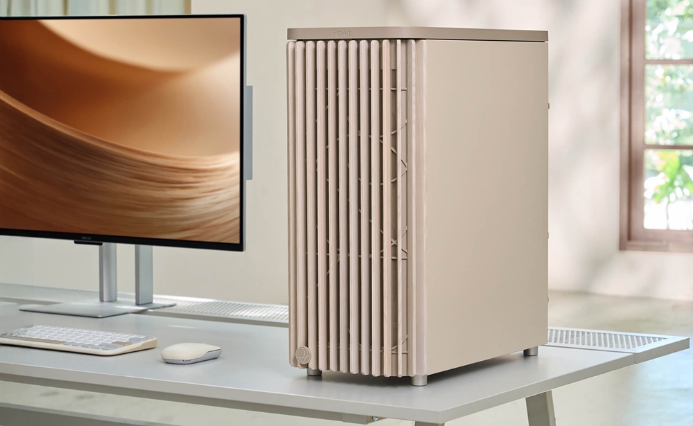 ASUS PROART PA401 WOOD MESH PWM BEIGE Gaming Mid-Tower PC Kasası