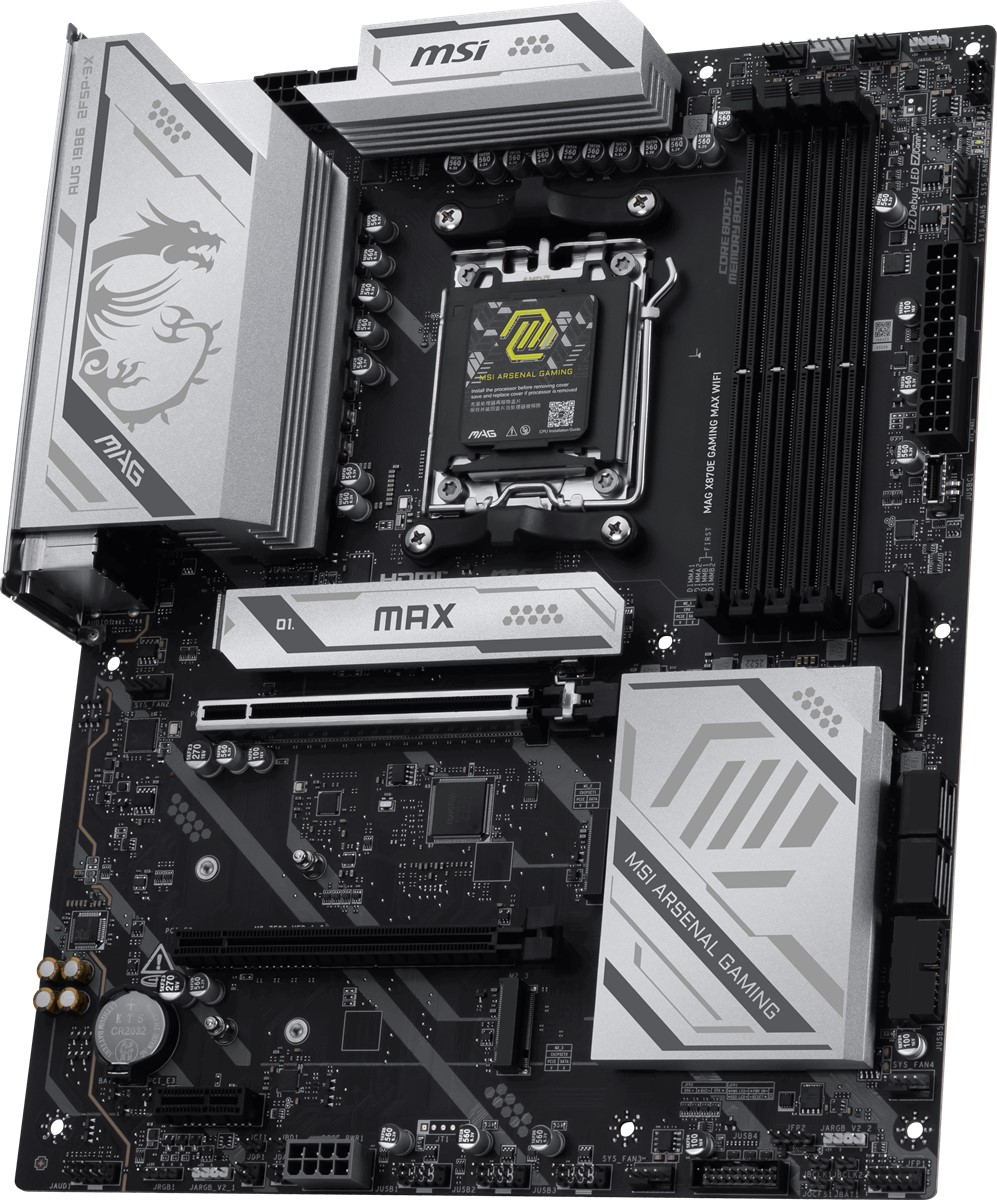 MSI MAG X870E GAMING MAX WIFI7 DDR5 HDMI-DP PCIE 5.0 AM5 ATX