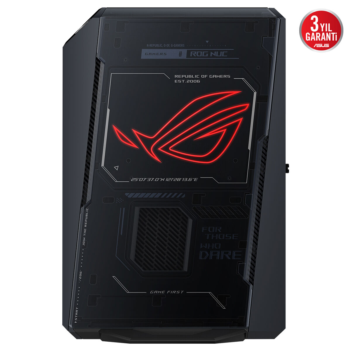 ASUS ULTRA 9 275HX-32GB DDR5 RAM-1TB NVME-12GB RTX5070TI-W11H GAMING MINI PC / ROG NUC RNUC15JNK9X389A2 / 90AS00I1-M000C0