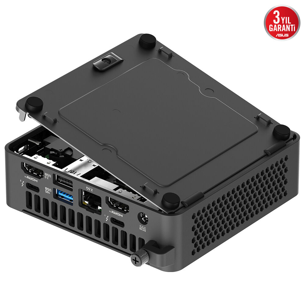 ASUS CORE 7 240H-RAM DİSK YOK-FDOS MINI PC / NUC15 PRO SLIM KITRNUC15CRKC700002 / 90AR00R2-M00070