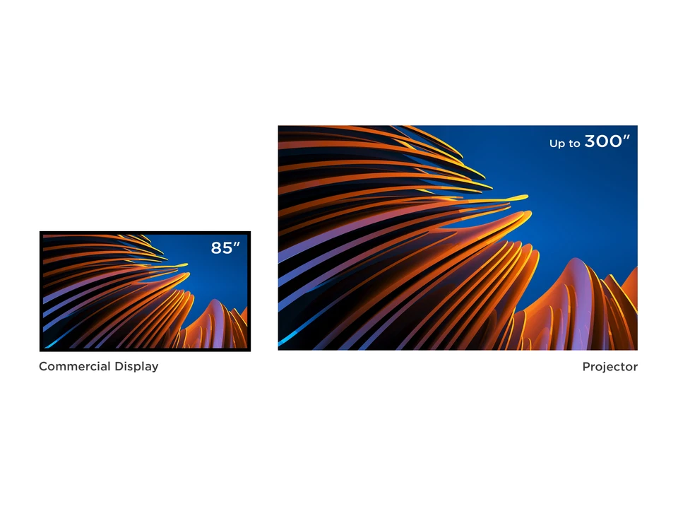 VIEWSONIC 4000ansilümen LSD401HD 1080p Akıllı Lazer Projeksiyon Cihazı