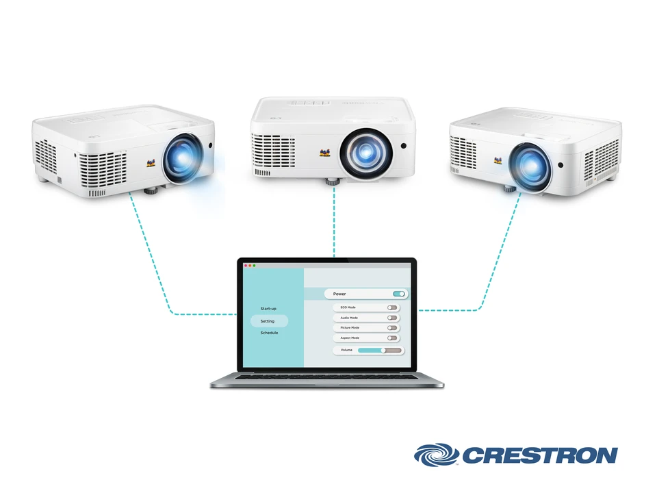 VIEWSONIC 3300ansilümen LSD300W-ST 1280x800 WXGA Kısa Mesafe Lazer Projeksiyon Cihazı
