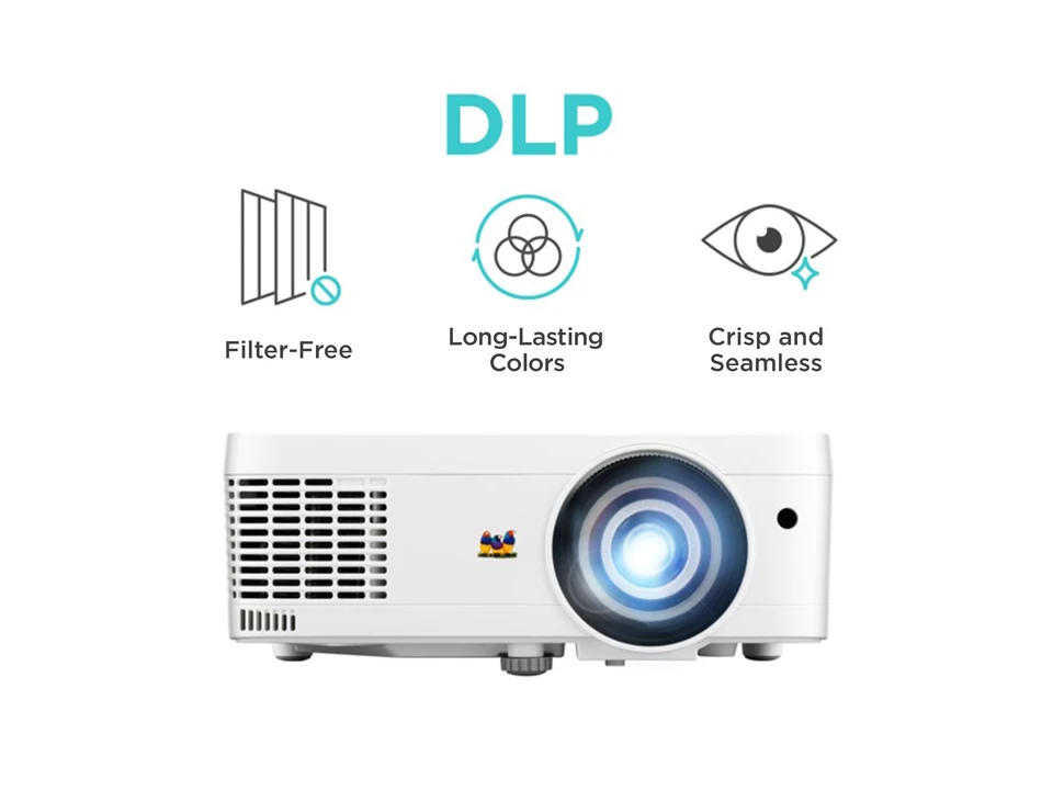 VIEWSONIC 3300ansilümen LSD300W-ST 1280x800 WXGA Kısa Mesafe Lazer Projeksiyon Cihazı