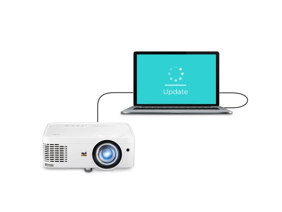 VIEWSONIC 3300ansilümen LSD300W-ST 1280x800 WXGA Kısa Mesafe Lazer Projeksiyon Cihazı
