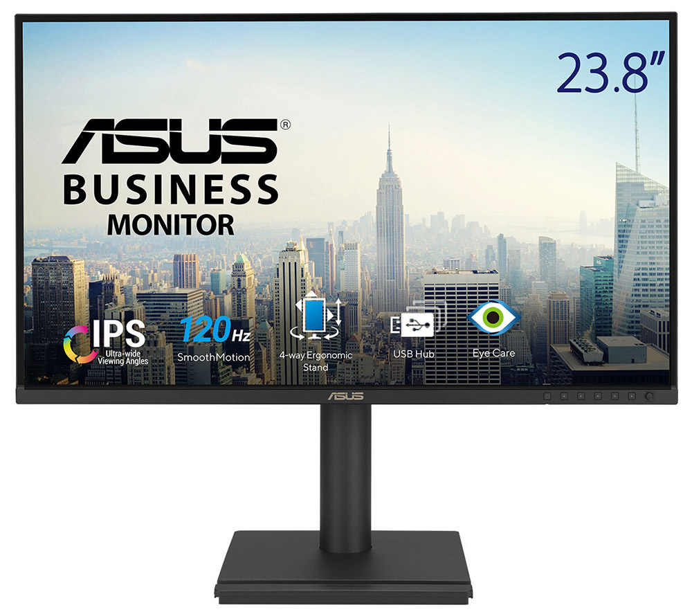 ASUS 23.8" IPS BE249QG 5MS 120HZ HDMI-DP Pivot Kurumsal Monitör 1920x1080