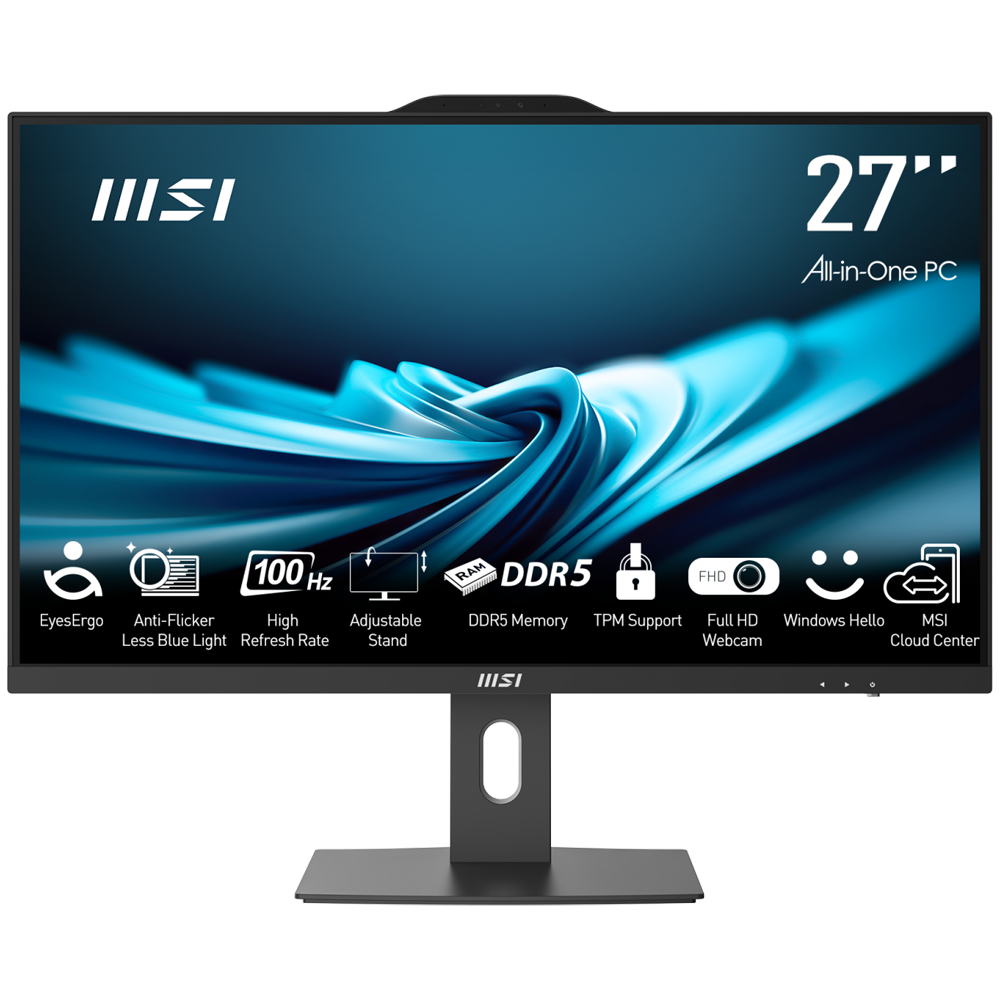 MSI AIO 27" CORE i7 14700-16GB DDR5 RAM-1TB NVME-FDOS / PRO AP272P 14M-865XEU ikinci görünüm