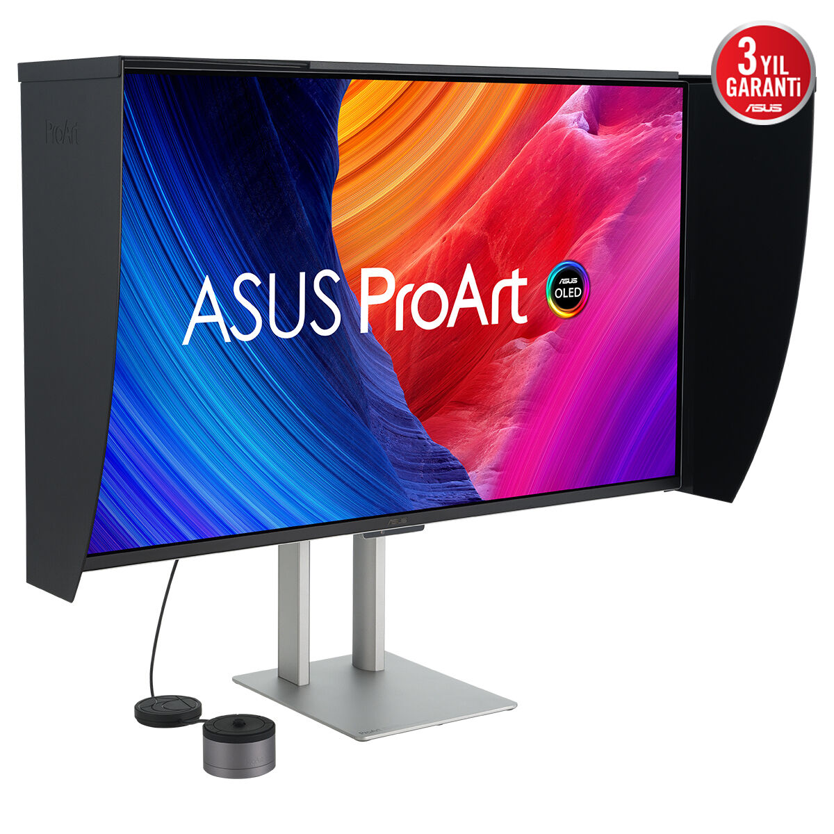 ASUS 31.5" OLED PROART PA32UCDMR-K 0.1MS 240HZ HDMI-DP Thunderbolt Grafik Tasarım Monitörü 3840x2160