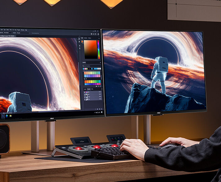 ASUS 31.5" OLED PROART PA32UCDMR-K 0.1MS 240HZ HDMI-DP Thunderbolt Grafik Tasarım Monitörü 3840x2160
