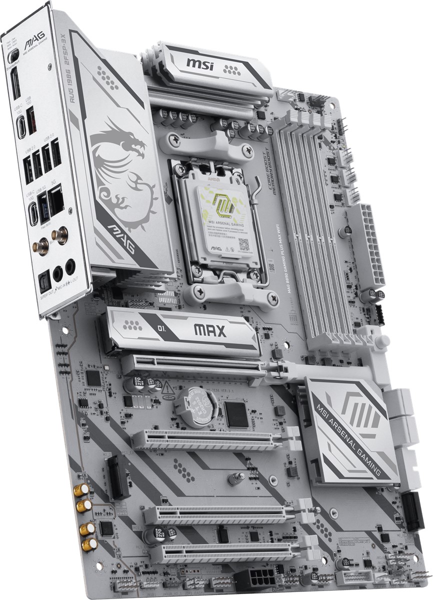 MSI MAG B850 GAMING PLUS MAX WIFI7 DDR5 HDMI-DP TYPEC PCIE 5.0 AM5 ATX