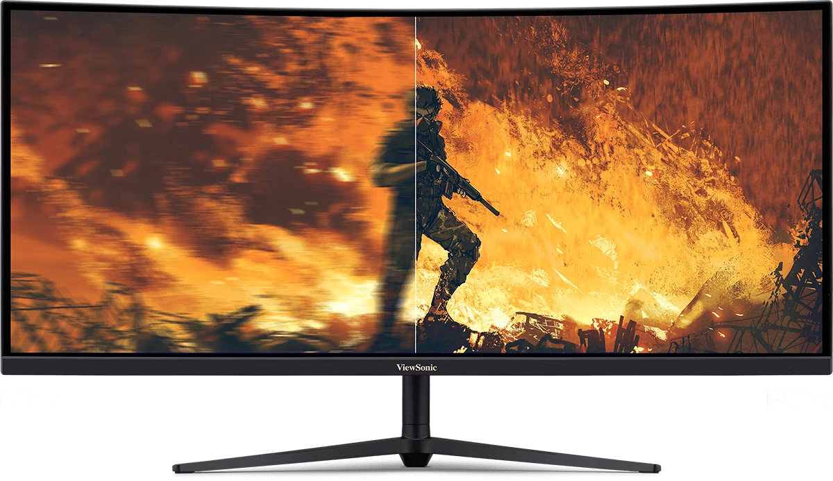 VIEWSONIC 34" VA VX3418C-2K 1MS 180HZ HDMI-DP Kavisli Gaming Monitör 3440x1440