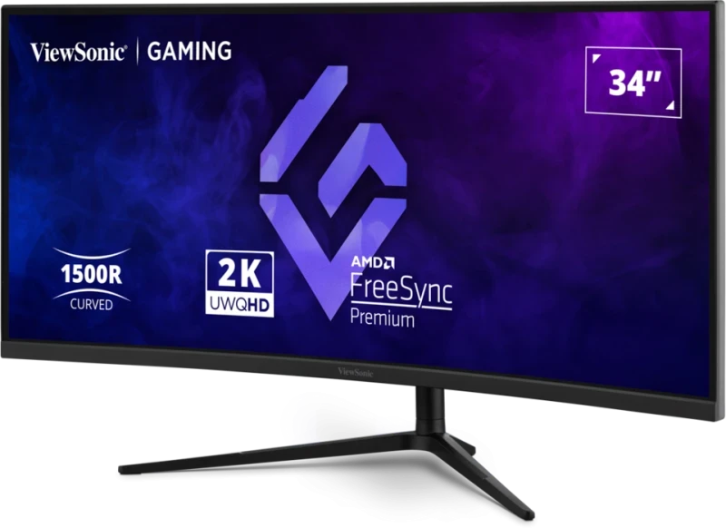 VIEWSONIC 34" VA VX3418C-2K 1MS 180HZ HDMI-DP Kavisli Gaming Monitör 3440x1440