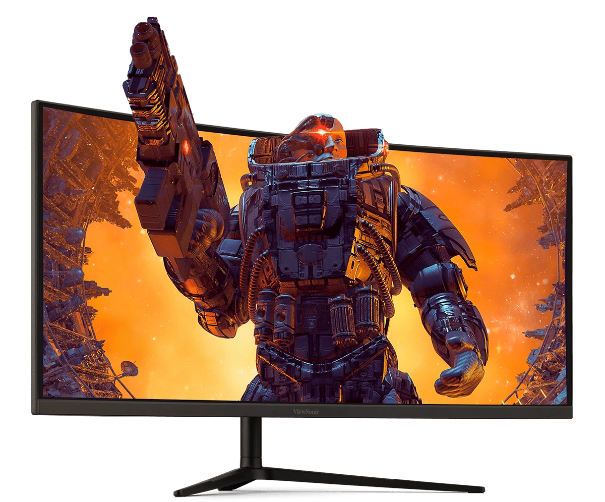 VIEWSONIC 34" VA VX3418C-2K 1MS 180HZ HDMI-DP Kavisli Gaming Monitör 3440x1440