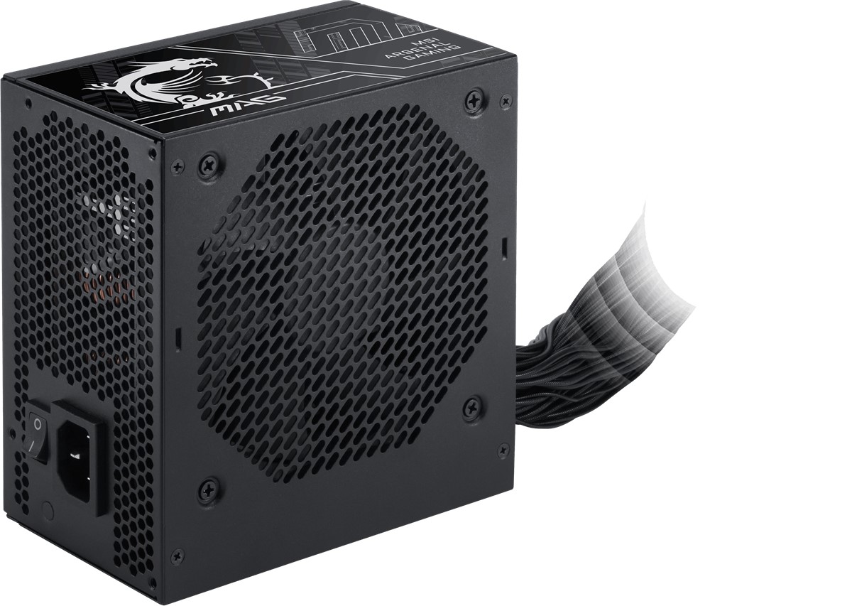 MSI 750w 80+ Bronze MAG A750BN PCIE5 III Power Supply