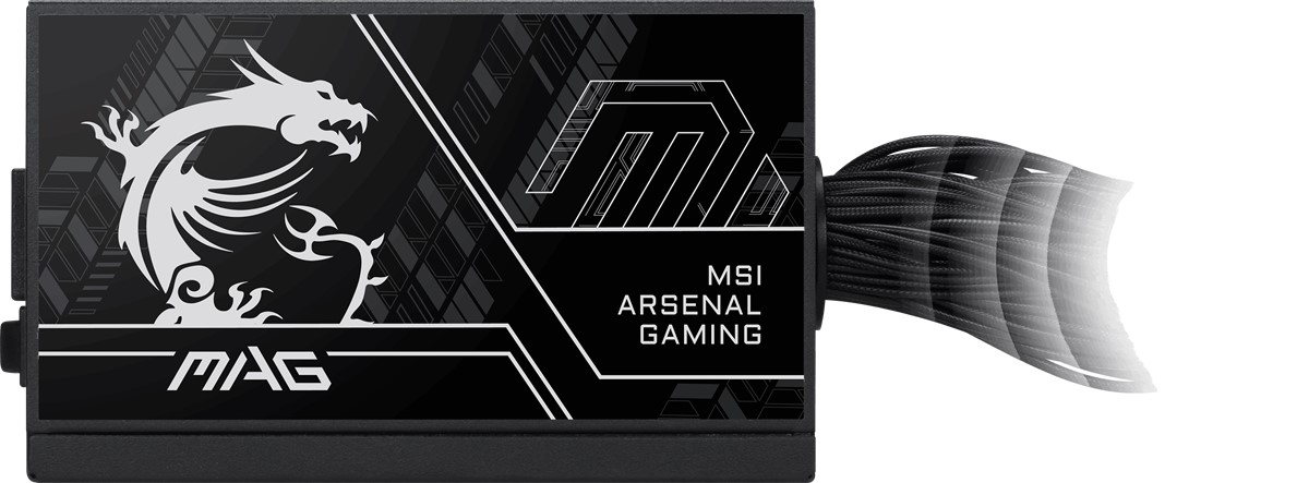 MSI 750w 80+ Bronze MAG A750BN PCIE5 III Power Supply