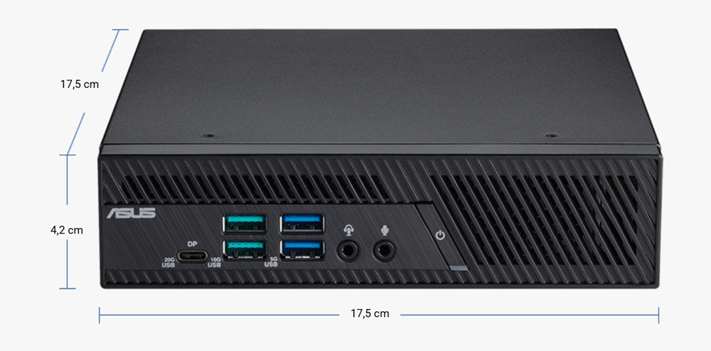 ASUS ULTRA 225-16GB DDR5 RAM-256GB NVME-FDOS MINI PC PB64-B50060MH / 90MS0361-M001W0