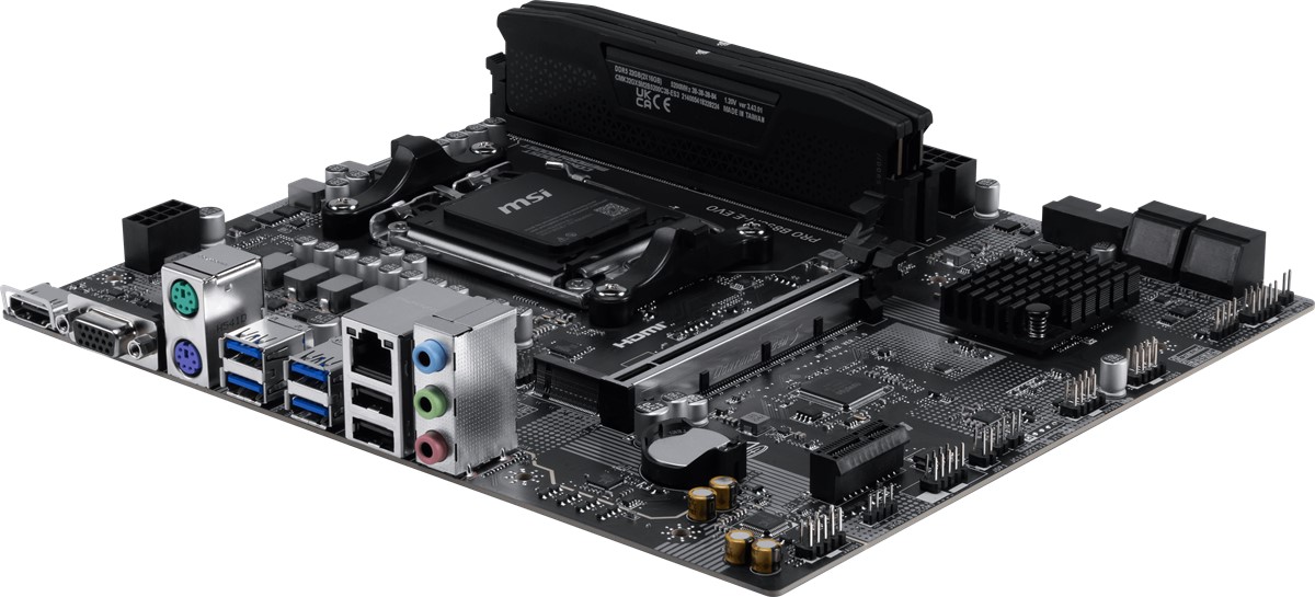 MSI PRO B850M-E EVO DDR5 HDMI-DP PCIE 5.0 AM5 mATX