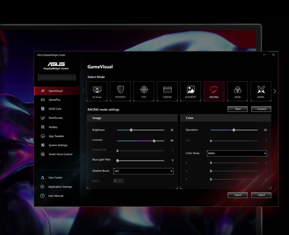 ASUS 27" FAST IPS ROG STRIX XG27UCGR 1MS DUAL 160-320HZ HDMI-DP TYPEC Gaming Monitör 3840x2160 / 90LM0CS0-B01371