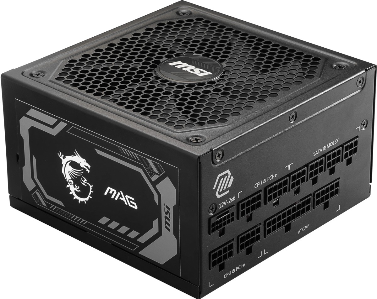 MSI 1000w 80+ Gold MAG A1000GL PCIE5 II Tam Modüler Power Supply