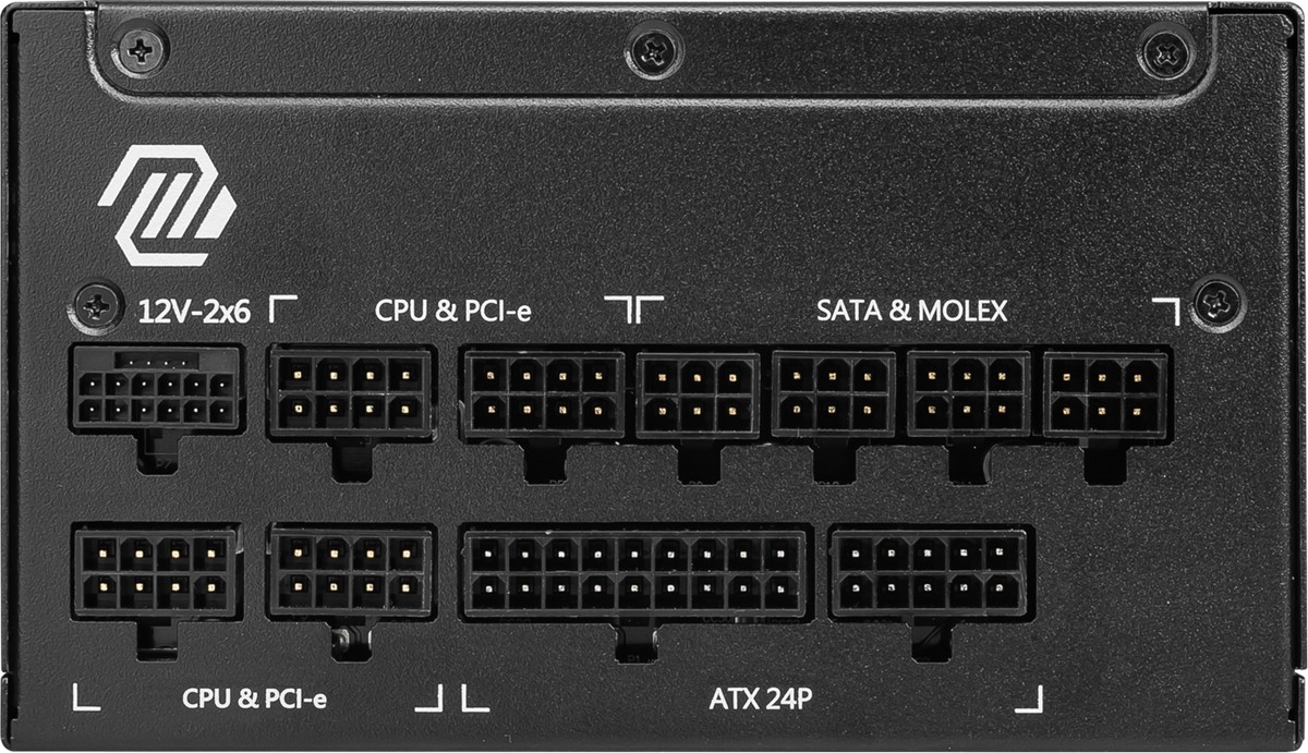 MSI 1000w 80+ Gold MAG A1000GL PCIE5 II Tam Modüler Power Supply