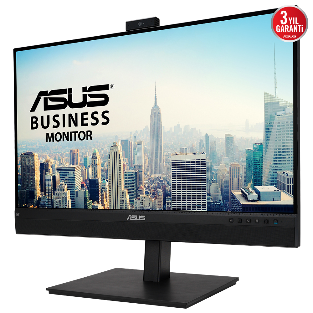 ASUS 27" IPS BE27ACSBK 5MS 60HZ HDMI-DP TYPEC Multimedya Web Kameralı Monitör 2560x1440