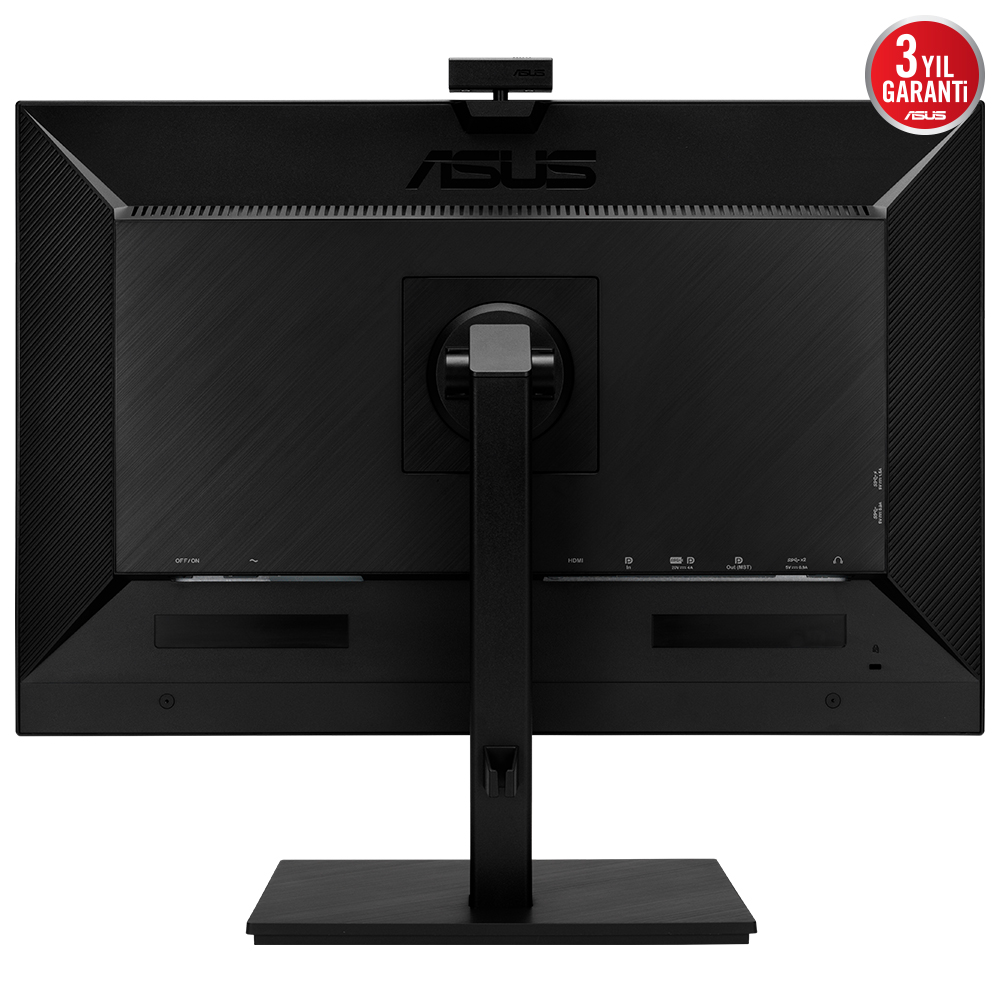 ASUS 27" IPS BE27ACSBK 5MS 60HZ HDMI-DP TYPEC Multimedya Web Kameralı Monitör 2560x1440
