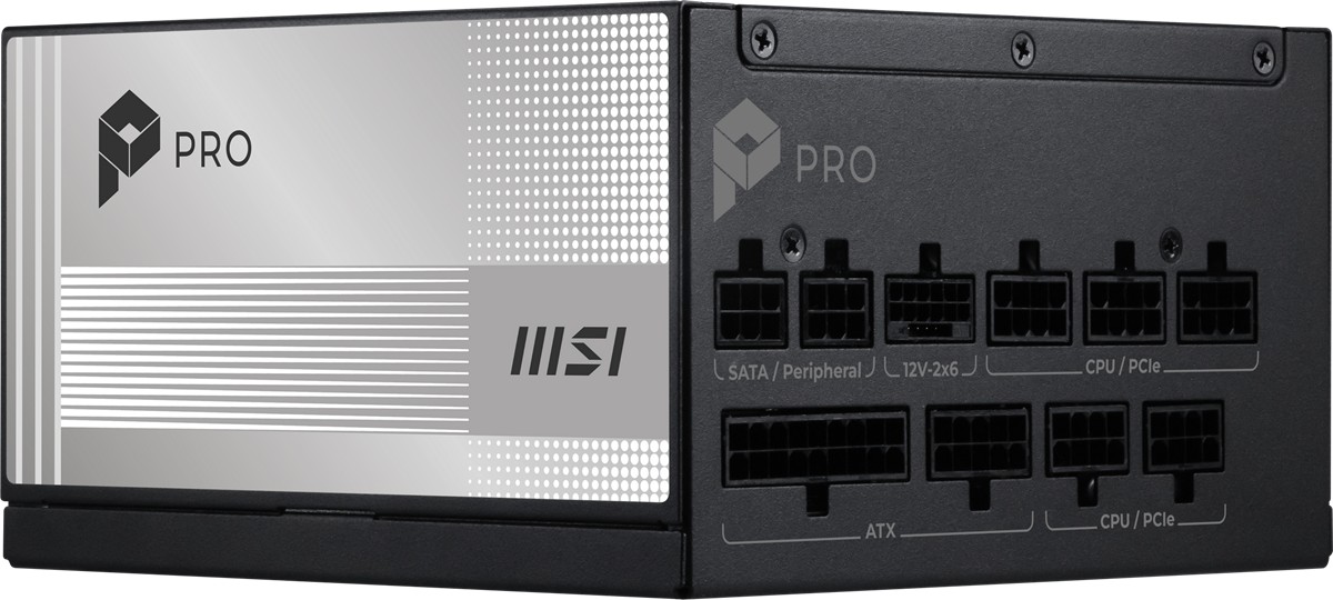 MSI 850w 80+ Platinum PRO A850PL PCIE5 Tam Modüler Power Supply