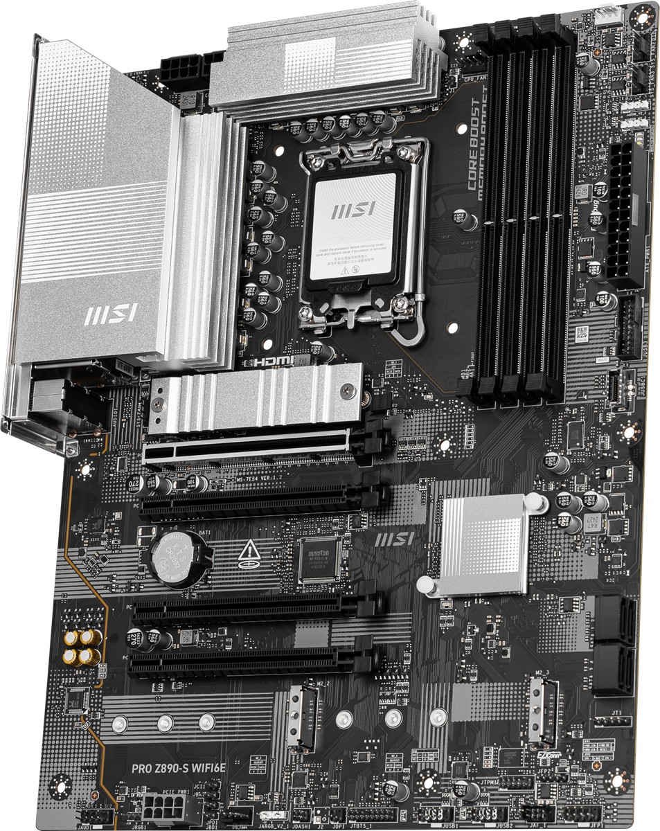 MSI PRO Z890-S WIFI6E DDR5 HDMI-DP TYPEC PCIE 5.0 1851p ATX