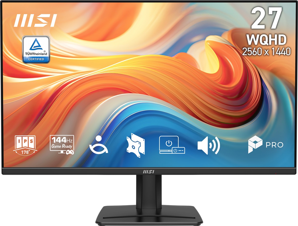MSI 27" IPS PRO MP275Q E14 4MS 144HZ HDMI-DP Kurumsal Monitör 2560x1440
