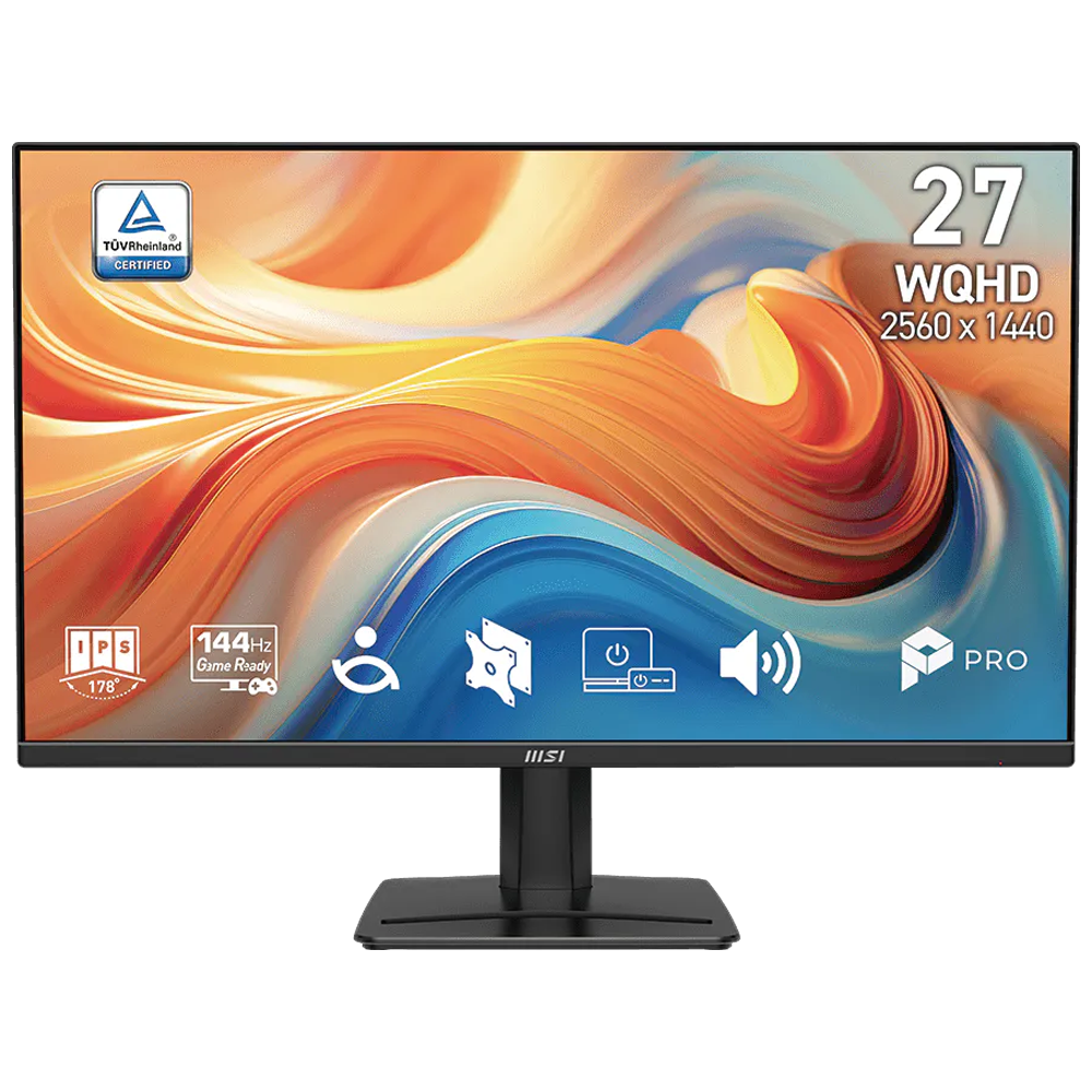 MSI 27" IPS PRO MP275Q E14 4MS 144HZ HDMI-DP Kurumsal Monitör 2560x1440