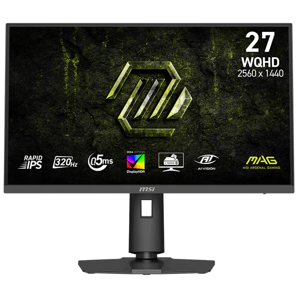 MSI 27" RAPID IPS MAG 274QPF X32 0.5MS 320HZ HDMI-DP Gaming Monitör 2560x1440