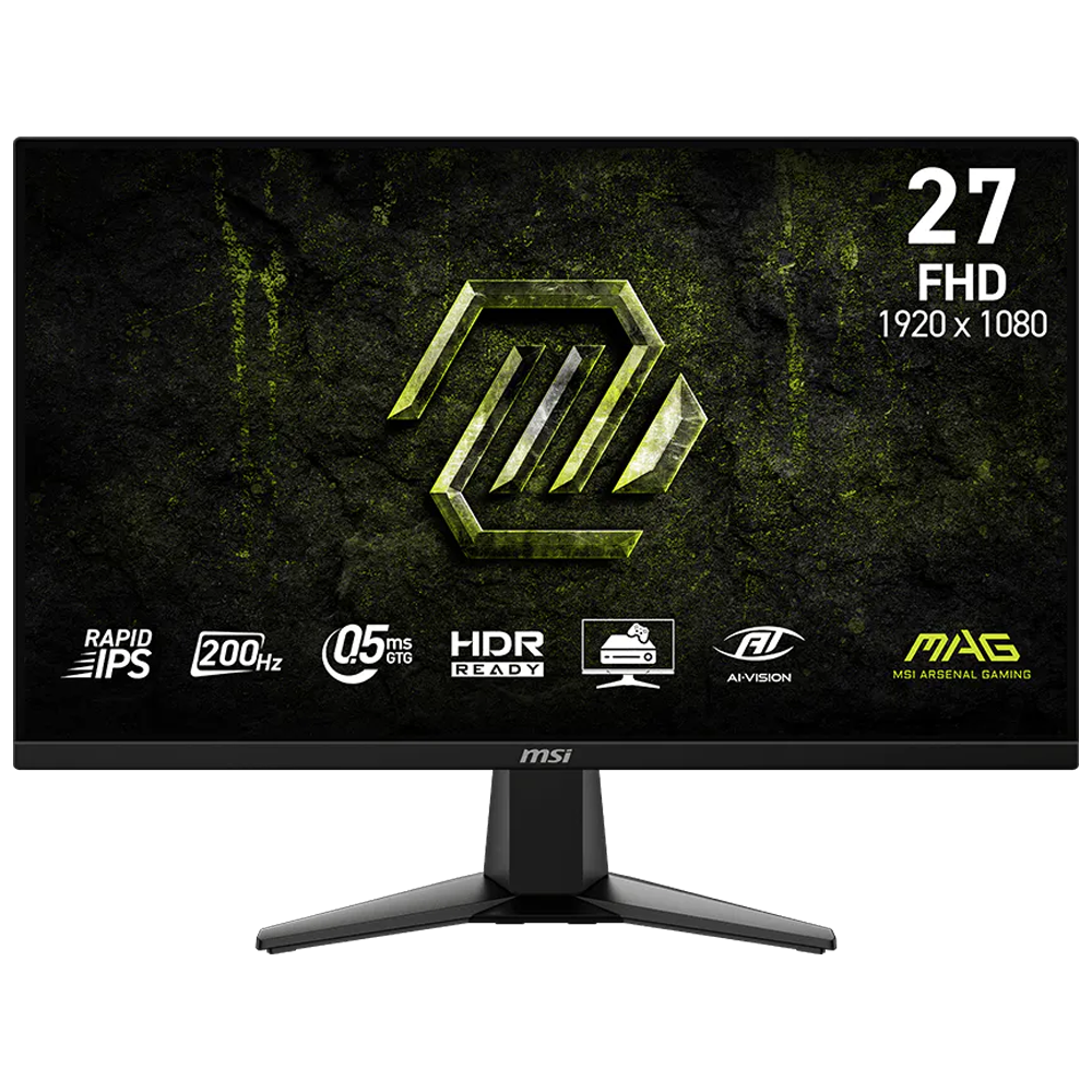 MSI 27" RAPID IPS MAG 275F E20 0.5MS 200HZ HDMI-DP Gaming Monitör 2560x1440