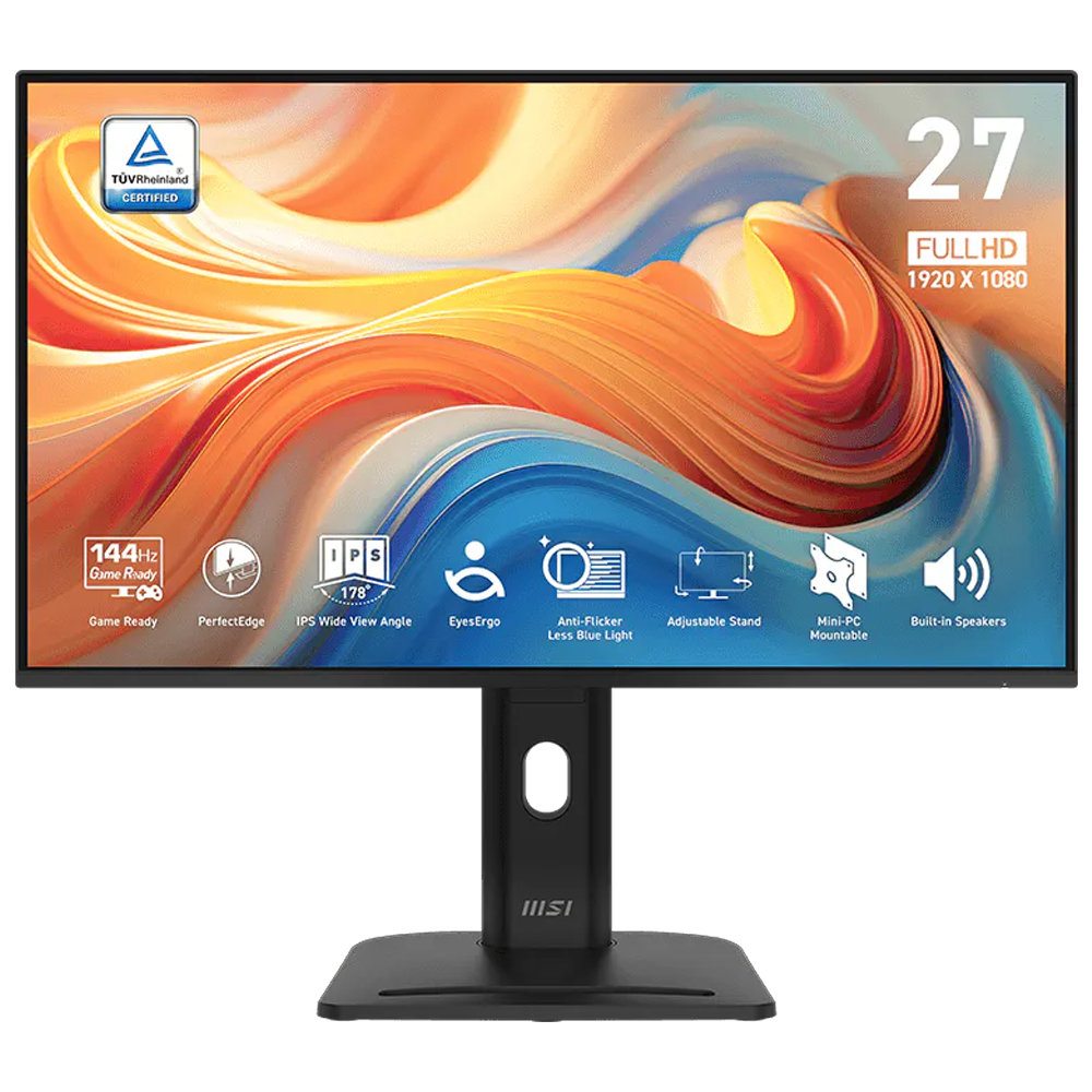 MSI 27" IPS PRO MP275PG E14 4MS 120HZ HDMI-DP Pivot Kurumsal Monirtör 1920x1080