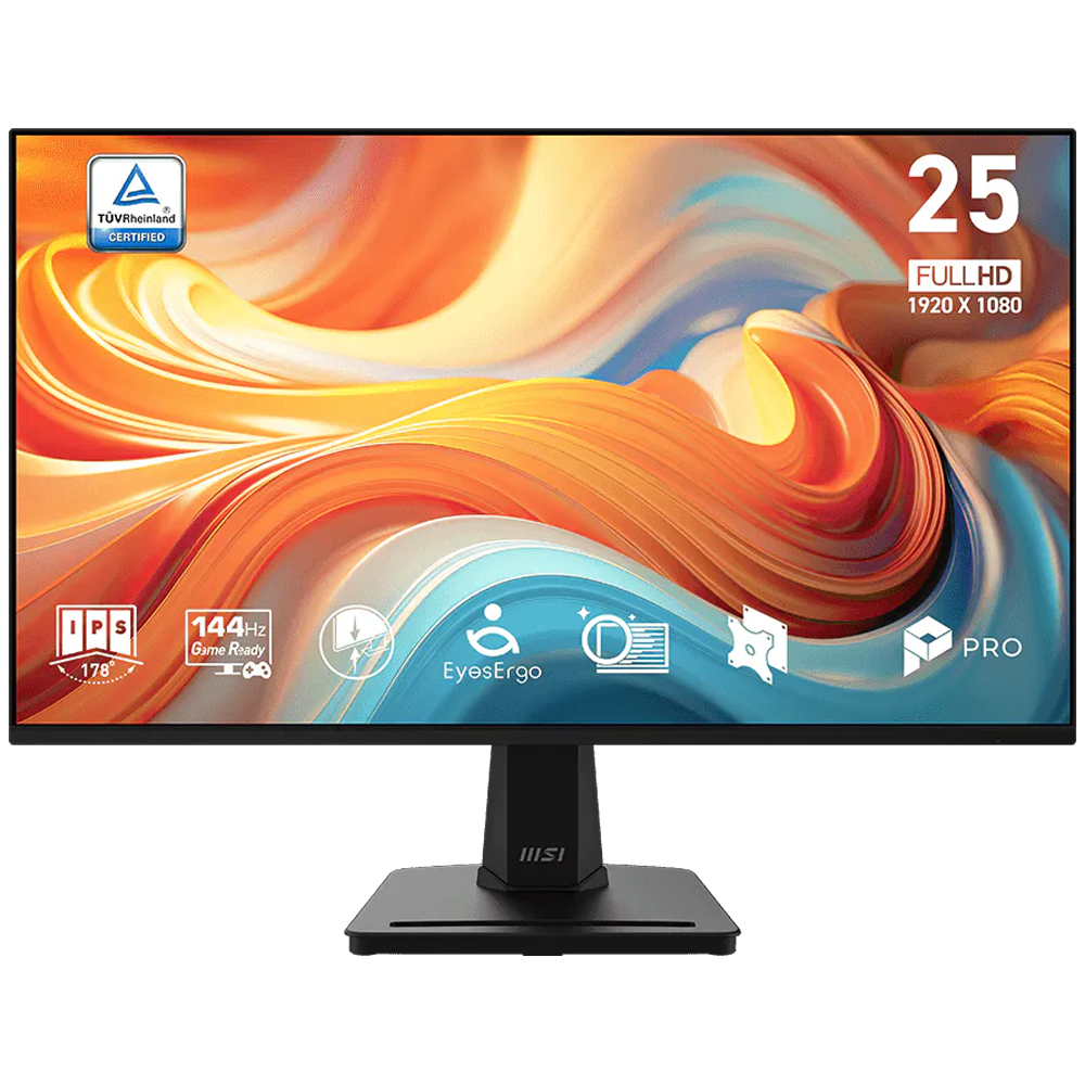 MSI 24.5" IPS PRO MP251 E14L 1MS144HZ HDMI Kurumsal Monitör 1920x1080