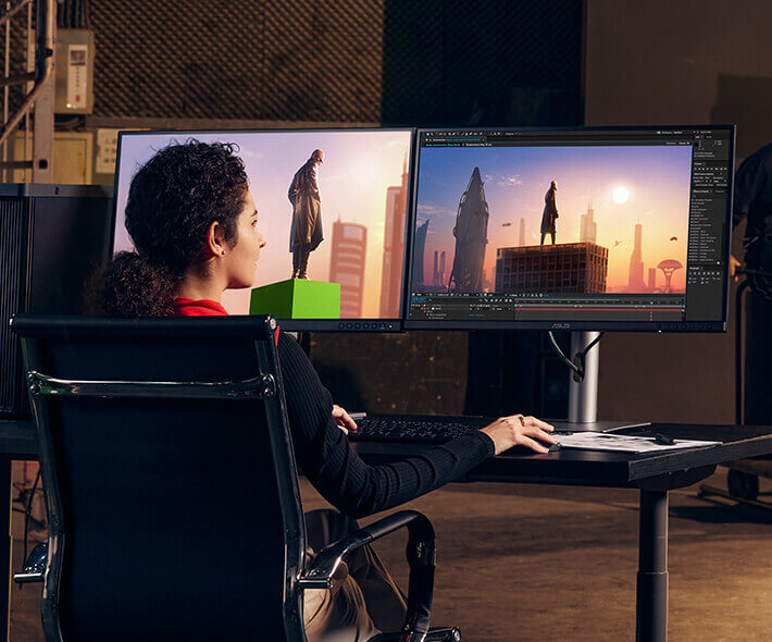 ASUS 27" IPS  PROART PA278CGRV 5MS 144HZ HDMI-DP TYPCE Grafik Tasarım Monitörü 2560x1440 / 90LM06Q1-B01K71