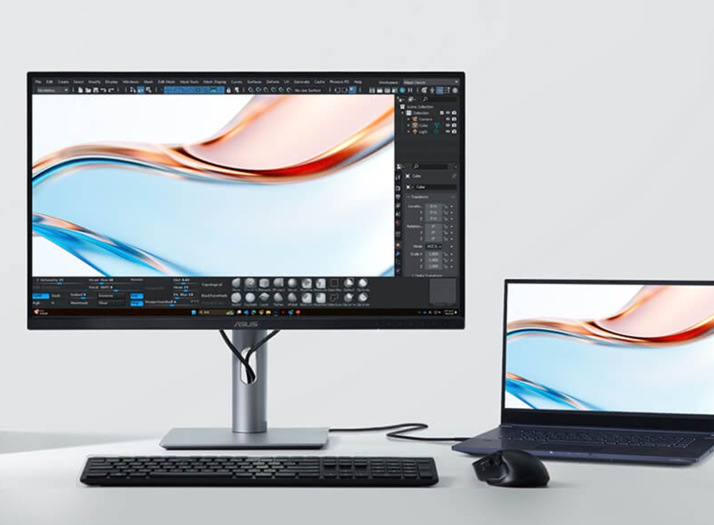 ASUS 27" IPS PROART PA278CGRV 5MS 144HZ HDMI-DP TYPCE Grafik Tasarım Monitörü 2560x1440 / 90LM06Q1-B01K71