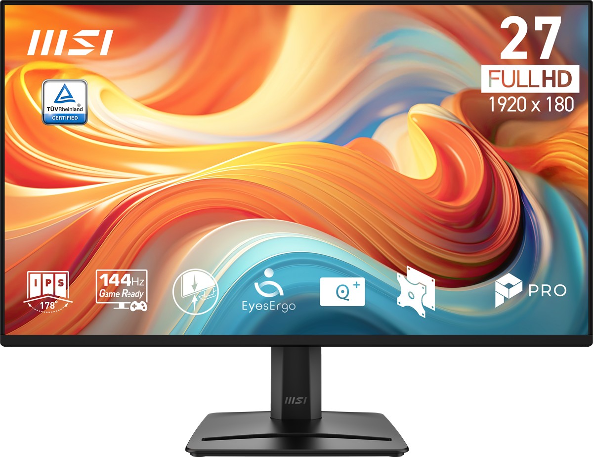 MSI 27" IPS PRO MP275 E14L 4MS 144HZ HDMI Kurumsal Monitör 1920x1080