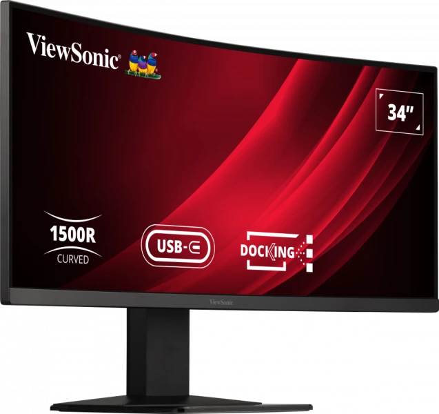 VIEWSONIC 34" VA VG3419C-2 VS20781 3.5MS 120HZ HDMI-DP TYPEC RJ45 Kavisli Docking Monitör 3440x1440