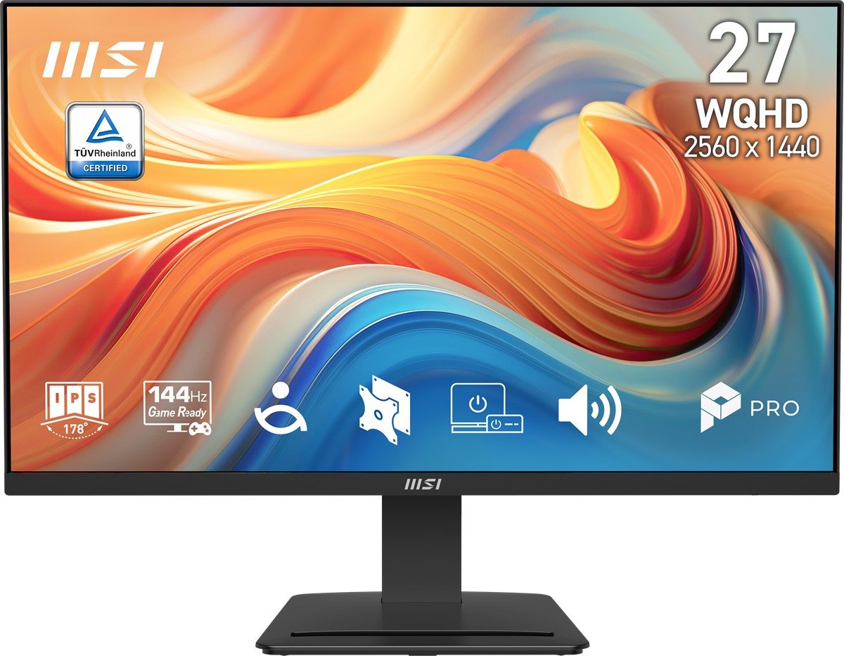 MSI 27" IPS PRO MP273Q E14 4MS 144HZ HDMI-DP Kurumsal Monitör 2560x1440