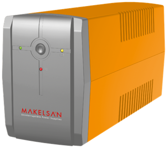 MAKELSAN 850VA Lion Line Interactive Ups 1/1 (1X9AH) ikinci görünüm
