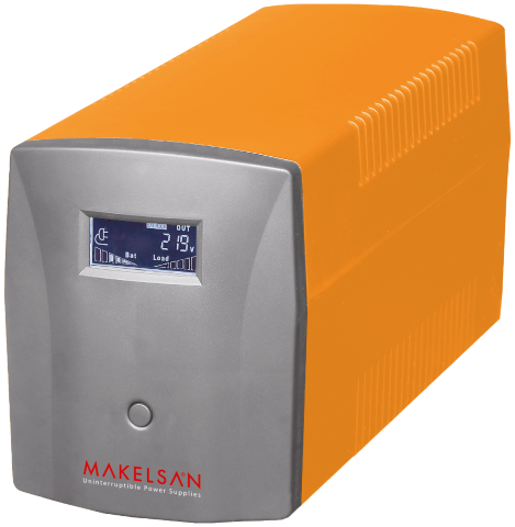 MAKELSAN 1200VA Lion Line Line Interactive Ups 1/1 (2X7AH) ikinci görünüm