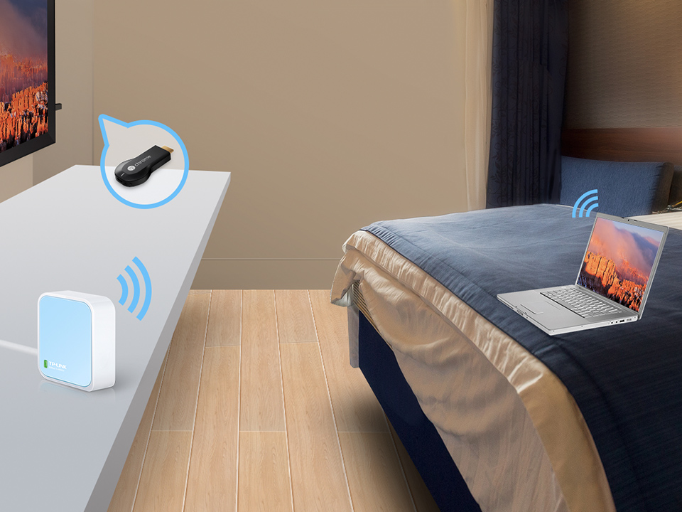 TP-LINK TL-WR802N N300 2.4GHZ Mesafe Genişletici EV Ofis Tipi Access Point Router